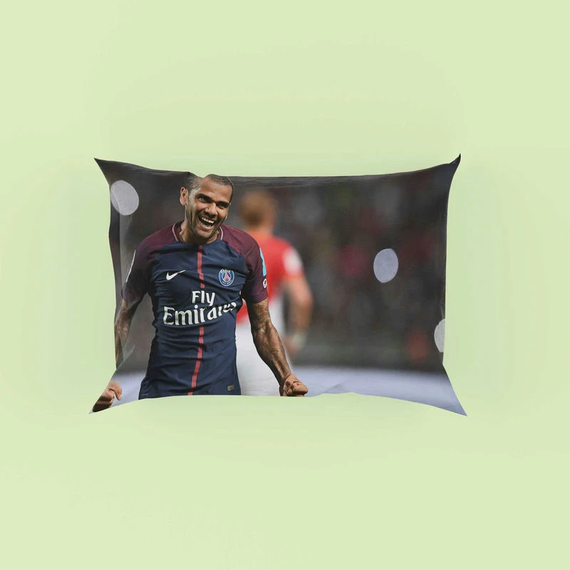 Strong Barcelona Football Player Dani Alves Pillow Case