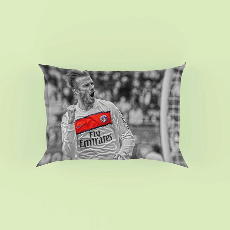 David Beckham in PSG Pillow Case