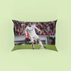 Real Madrid Star Football Player Eden Hazard Pillow Case