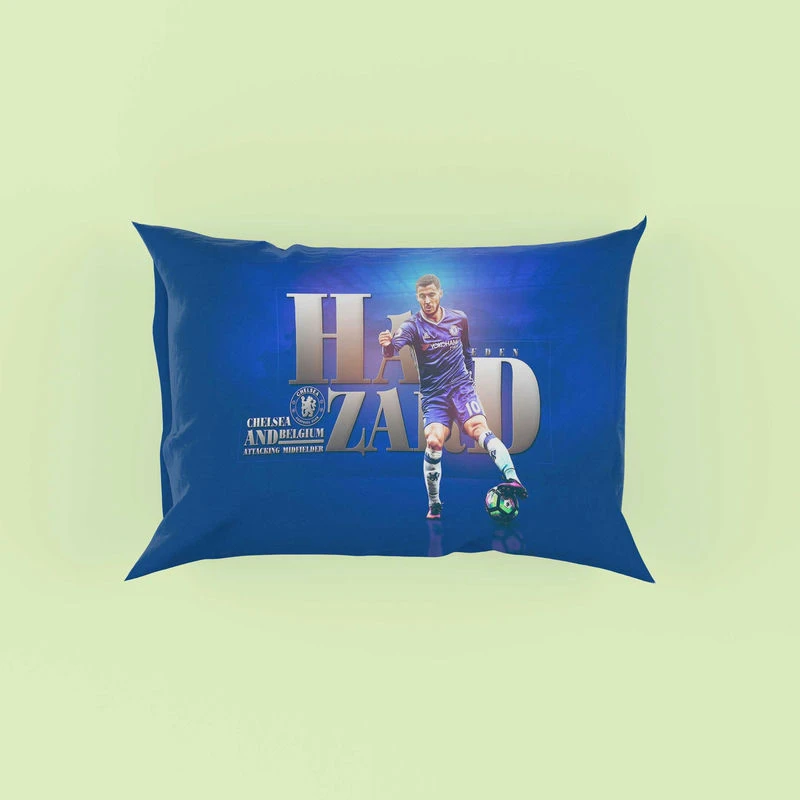 Eden Hazard  Chelsea Star Player Pillow Case