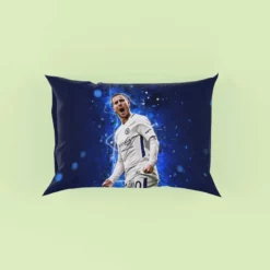 Eden Hazard in Chelsea White Jersey Pillow Case