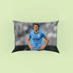 Edinson Cavani Populer Uruguayan Football Player Pillow Case