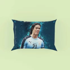 Edinson Cavani Top Ranked Uruguayan Football Player Pillow Case