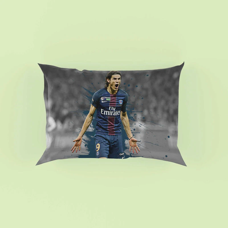 Edinson Cavani Exciting PSG Football Player Pillow Case