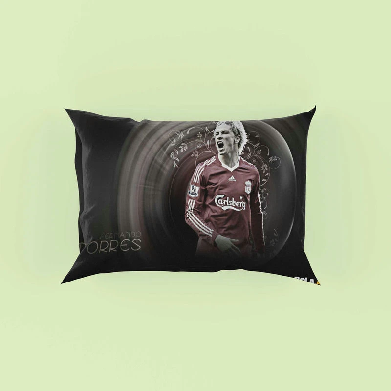 Liverpool Football Player Fernando Torres Pillow Case