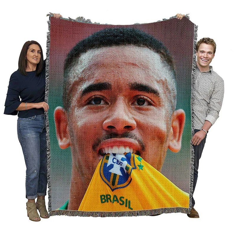 Gabriel Jesus Brazilian Top Ranked Football Player Pillow Case