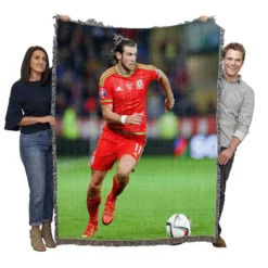 Gareth Bale in Welsh Red Jercey Pillow Case