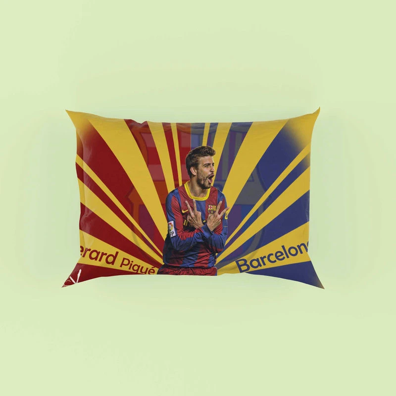 Gerard Pique Populer Barcelona Football Player Pillow Case