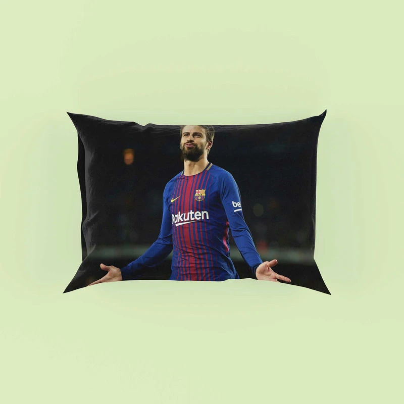 Gerard Pique Awarded Spanish Football Player Pillow Case