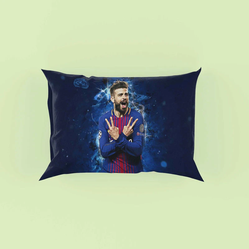 Gerard Pique FIFA World Cup Winning Player Pillow Case