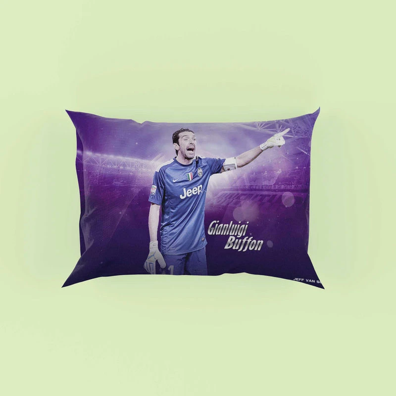 Gianluigi Buffon Energetic Italian Football Player Pillow Case