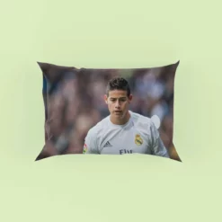 James Rodriguez Colombian Football Player on National Team Pillow Case