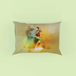 Jordi Alba Spanish Professional Football Club Pillow Case