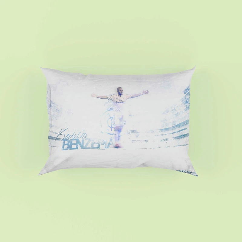 Real Madrid Soccer Player Karim Benzema Pillow Case