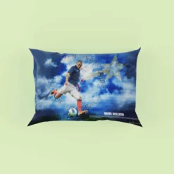 Spirited Soccer Player Karim Benzema Pillow Case