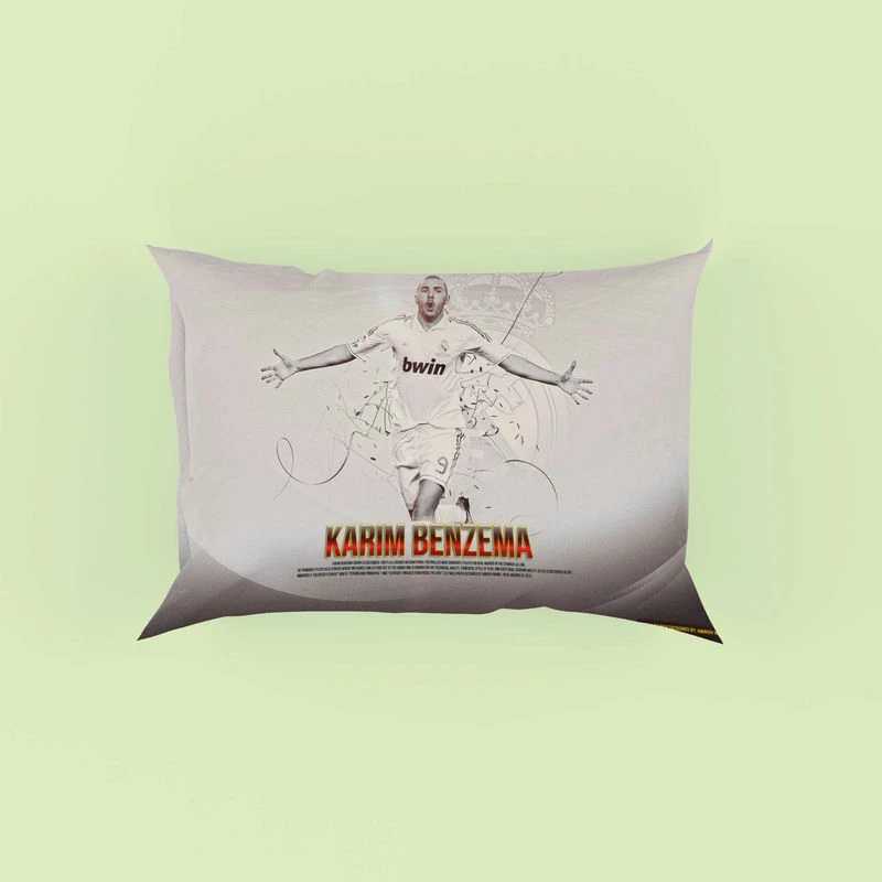 Karim Benzema Copa del Rey Sports Player Pillow Case