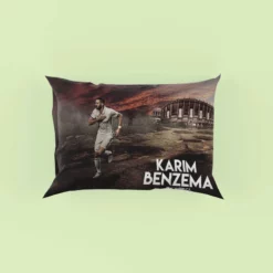 Confident Soccer Player Karim Benzema Pillow Case
