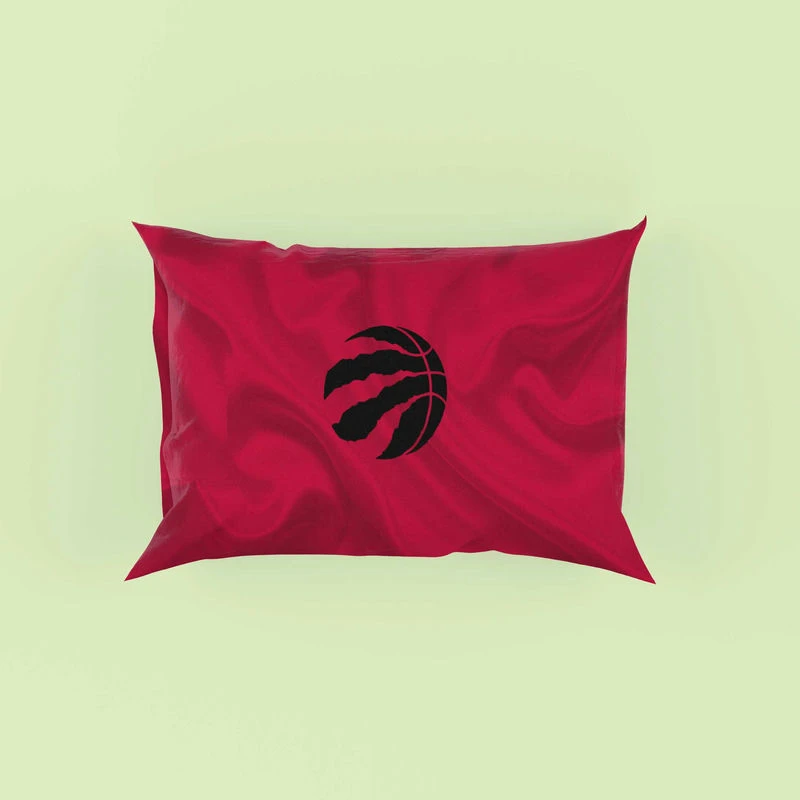 Toronto Raptors Black Logo Pillow Case