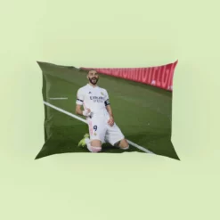 Karim Benzema Encouraging Football Player Pillow Case