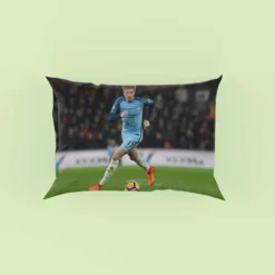 Strong Manchester City Football Player Kevin De Bruyne Pillow Case