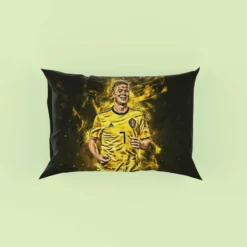 Kevin De Bruyne Excited Belgium Football player Pillow Case