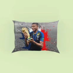 Kylian Mbappe Lottin  France Expensive Teenage Player Pillow Case