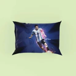 Committed sports Player Lionel Messi Pillow Case