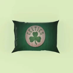 Boston Celtics Wood Design NBA Basketball Club Logo Pillow Case