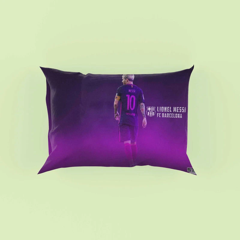 Lionel Messi Copa de la Liga Football Player Pillow Case