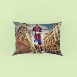 Lionel Messi flexible Barca Football Player Pillow Case