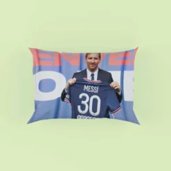 Lionel Messi Ligue 1 Soccer Player Pillow Case