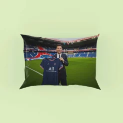 Graceful PSG Football Player Lionel Messi Pillow Case