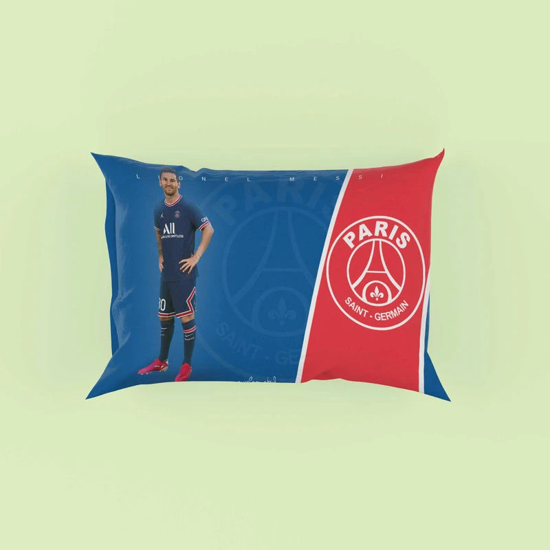 Lionel Messi French Cup Footballer Pillow Case