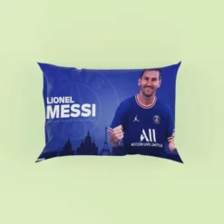 Hardworking Sports Player Lionel Messi Pillow Case