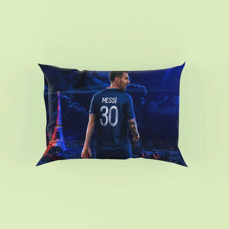 French League Cups Footballer Lionel Messi Pillow Case