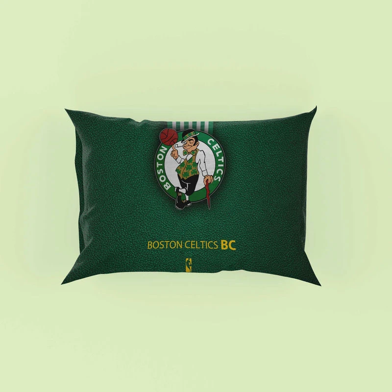 Boston Celtics Strong Basketball Club Logo Pillow Case