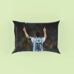 Lionel Messi influential Argentina Soccer Player Pillow Case