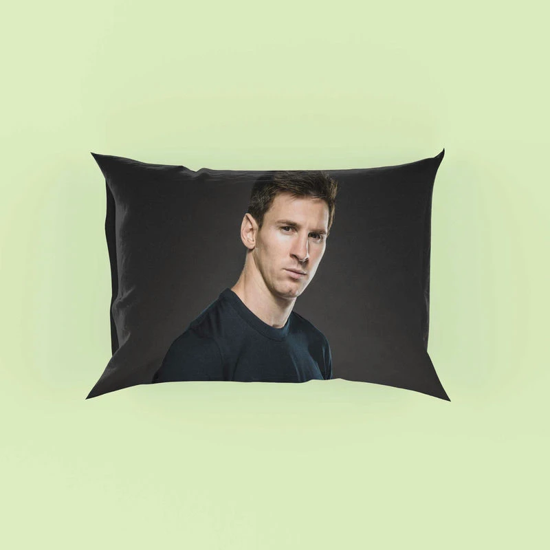 Inspirational Sports Player Lionel Messi Pillow Case