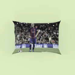 Lionel Messi Natural Bacra Soccer Player Pillow Case