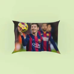 UEFA Cup Winners Cup Lionel Messi Pillow Case