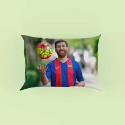 Lionel Messi Success Barca Footballer Player Pillow Case