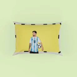 World Cup Winning Captain Lionel Messi Pillow Case