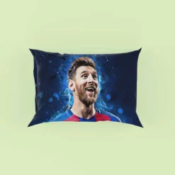 Lionel Messi  Barca Forward Soccer Player Pillow Case