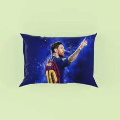 Lionel Messi  Barca Ligue 1 Football Player Pillow Case