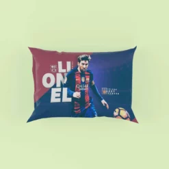 Lionel Messi  Barcelona Pillow Case