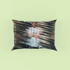 Active Football Player Lionel Messi Pillow Case