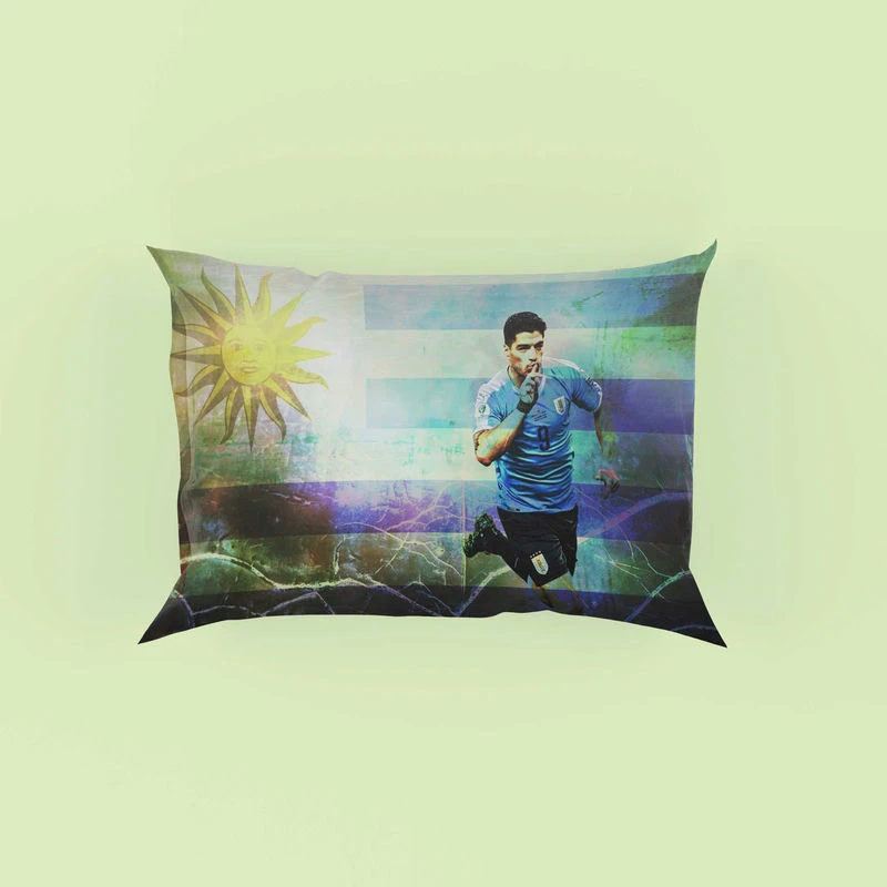 Uruguayan professional football Player Luis Suarez Pillow Case