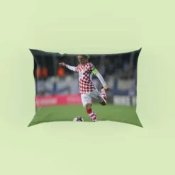 Strong Soccer Player Luka Modric Pillow Case