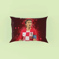 Luka Modric  Croatia Sportive Soccer Player Pillow Case