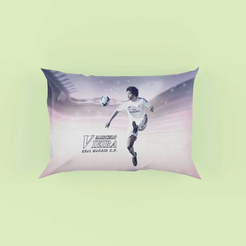 Marcelo Vieira da Silva Junior Soccer Player Pillow Case